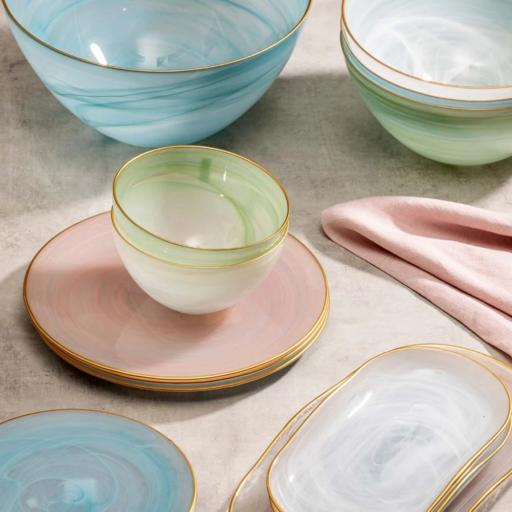 Tempa Ismay Salad Bowl Green 2 Tempa Ismay Salad Bowl Green - Image 2