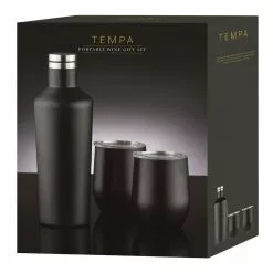 Tempa Aurora Portable Wine Gift Set Matte Black 5 Tempa Aurora Portable Wine Gift Set Matte Black -Kitchen Appliances Sales Store LAD 897682 3