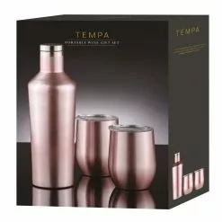 Tempa Aurora Portable Wine Gift Set Blush -Kitchen Appliances Sales Store LAD 897683 3