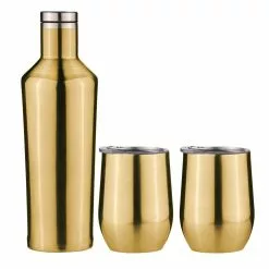 Tempa Aurora Portable Wine Gift Set Gold