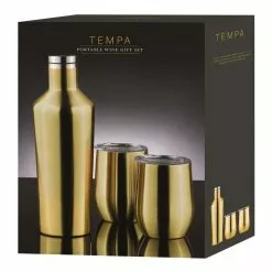 Tempa Aurora Portable Wine Gift Set Gold 5 Tempa Aurora Portable Wine Gift Set Gold -Kitchen Appliances Sales Store LAD 897684 3