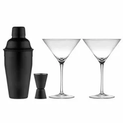 Tempa Aurora 4 Piece Cocktail Set Matte Black