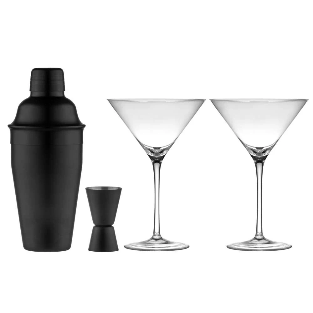 Tempa Aurora 4 Piece Cocktail Set Matte Black 1 Tempa Aurora 4 Piece Cocktail Set Matte Black