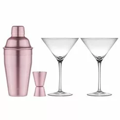 Tempa Aurora 4 Piece Cocktail Set Blush