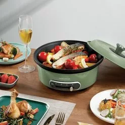 Morphy Richards Round MultiPot - Green 7 Morphy Richards Round MultiPot - Green -Kitchen Appliances Sales Store MOR MRMP18G 4