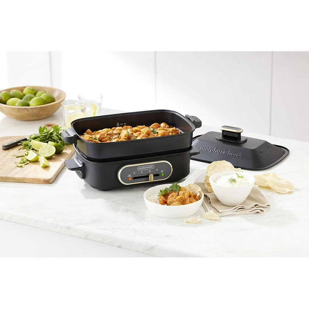 Morphy Richards Soft Gold Multifunction Pot 2.5L Black 2 Morphy Richards Soft Gold Multifunction Pot 2.5L Black - Image 2