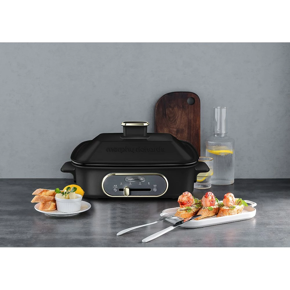 Morphy Richards Soft Gold Multifunction Pot 2.5L Black 5 Morphy Richards Soft Gold Multifunction Pot 2.5L Black - Image 5