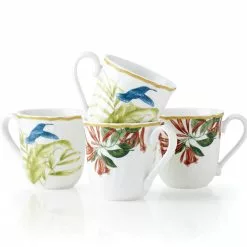 Noritake Epoch Hummingbird Meadow Mug Set Of 4