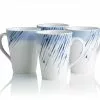 Noritake Hanabi 4 Piece Mug Set 355ml Blue & White