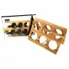Alex Liddy Slate & Co Acacia Small 6 Bottle Wine Rack