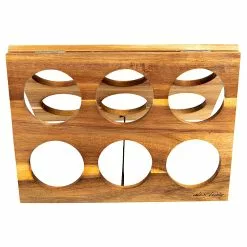 Alex Liddy Slate & Co Acacia Small 6 Bottle Wine Rack -Kitchen Appliances Sales Store PCP 1032034 3