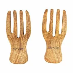 Alex Liddy Acacia Salad Bowl With Claw Servers 30cm -Kitchen Appliances Sales Store PCP 1032059 3