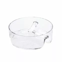 Alex Liddy Slate & Co Round Glass Divided Serving Dish 23cm