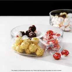 Alex Liddy Slate & Co Round Glass Divided Serving Dish 23cm -Kitchen Appliances Sales Store PCP 1032468 3