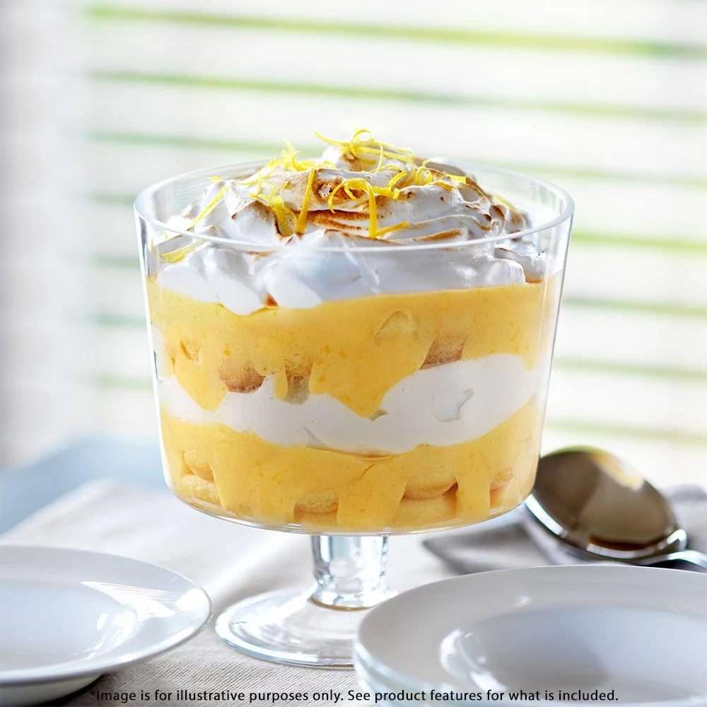 Alex Liddy Slate & Co Footed Glass Trifle Bowl 20cm 2 Alex Liddy Slate & Co Footed Glass Trifle Bowl 20cm - Image 2