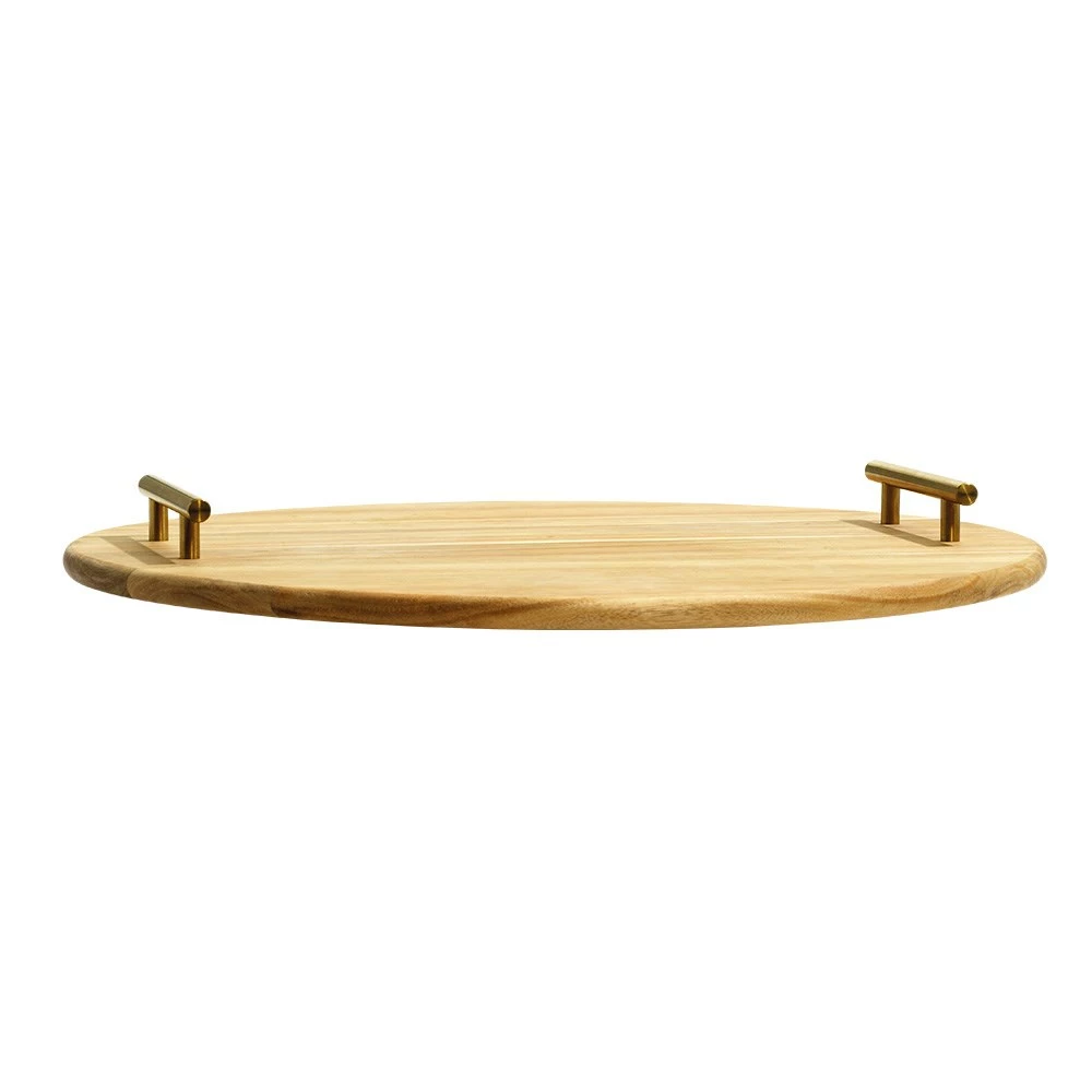 Alex Liddy Acacia Round Serving Board With Handles 50cm 1 Alex Liddy Acacia Round Serving Board With Handles 50cm