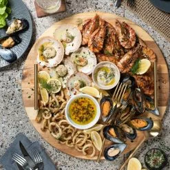 Alex Liddy Acacia Round Serving Board With Handles 50cm 5 Alex Liddy Acacia Round Serving Board With Handles 50cm -Kitchen Appliances Sales Store PCP 1034536 3