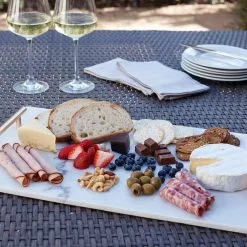 Alex Liddy Slate & Co Rectangular Marble Serving Board With Handles 50 X 30cm -Kitchen Appliances Sales Store PCP 1034548 5