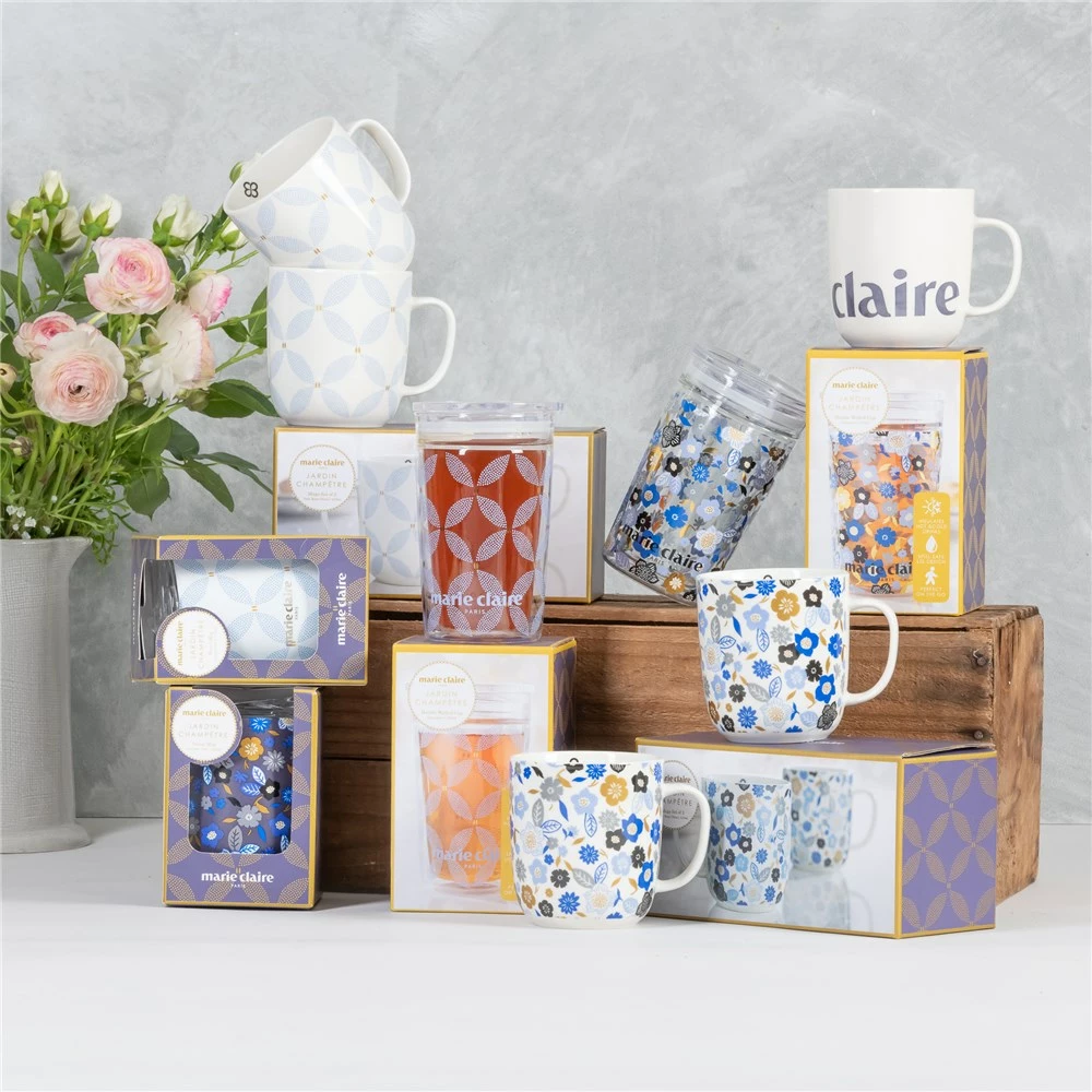 Marie Claire Jardin Champetre Mug 410ml Single Embossed 2 Marie Claire Jardin Champetre Mug 410ml Single Embossed - Image 2