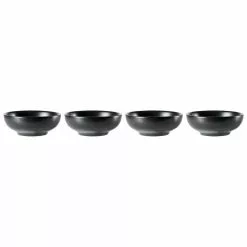 Alex Liddy Share Stoneware Sauce Dish 8cm Set Of 4 Black