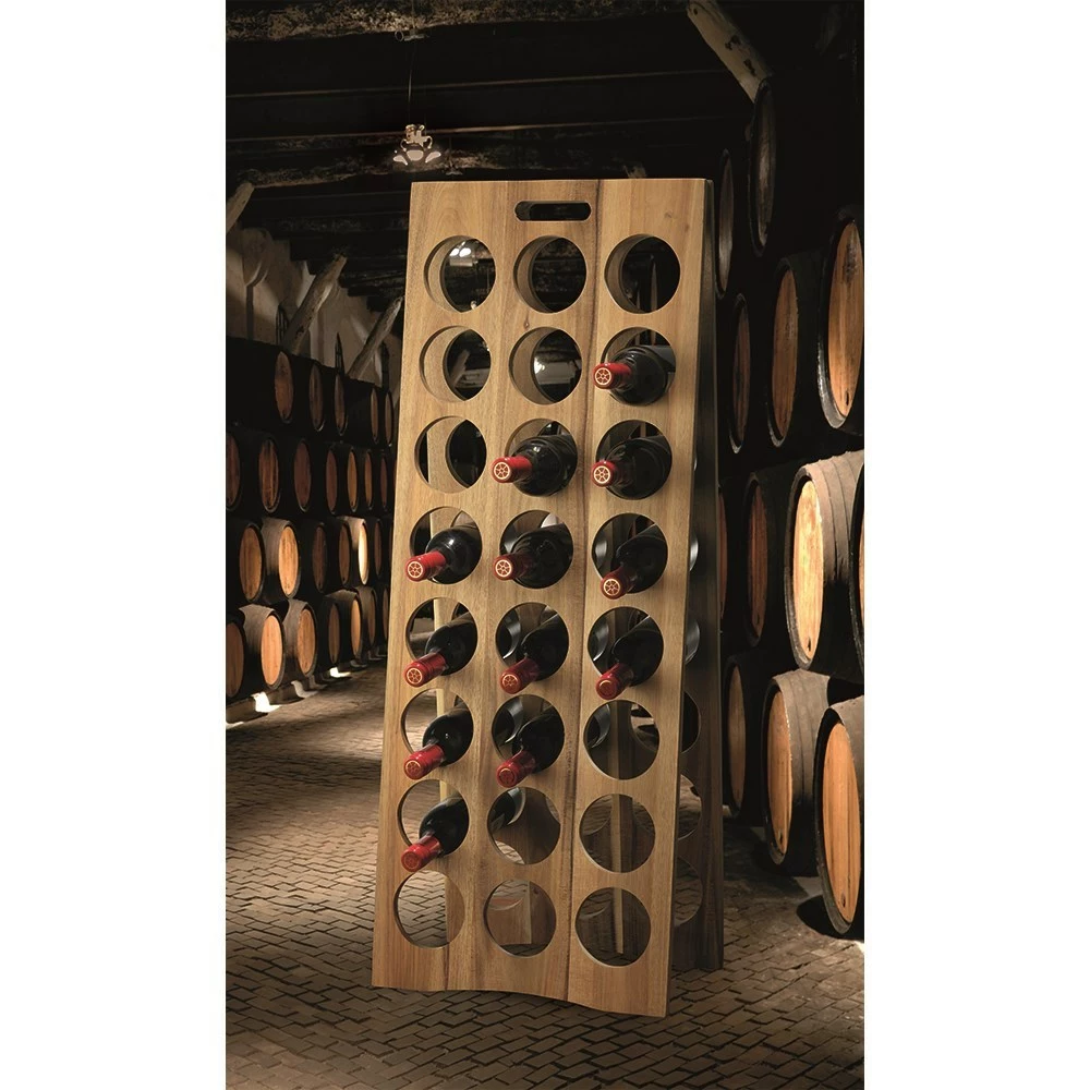 Alex Liddy Acacia Wine Rack 38 X 100cm 4 Alex Liddy Acacia Wine Rack 38 X 100cm - Image 4
