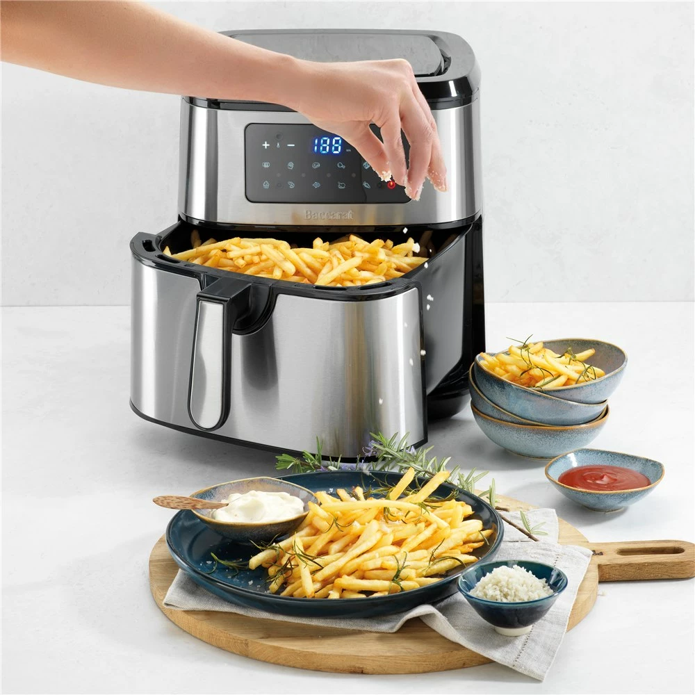 Baccarat The Healthy Fry 9L Air Fryer Stainless Steel 4 Baccarat The Healthy Fry 9L Air Fryer Stainless Steel - Image 4