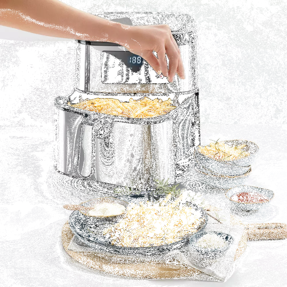 Baccarat The Healthy Fry 9L Air Fryer Stainless Steel 7 Baccarat The Healthy Fry 9L Air Fryer Stainless Steel - Image 7