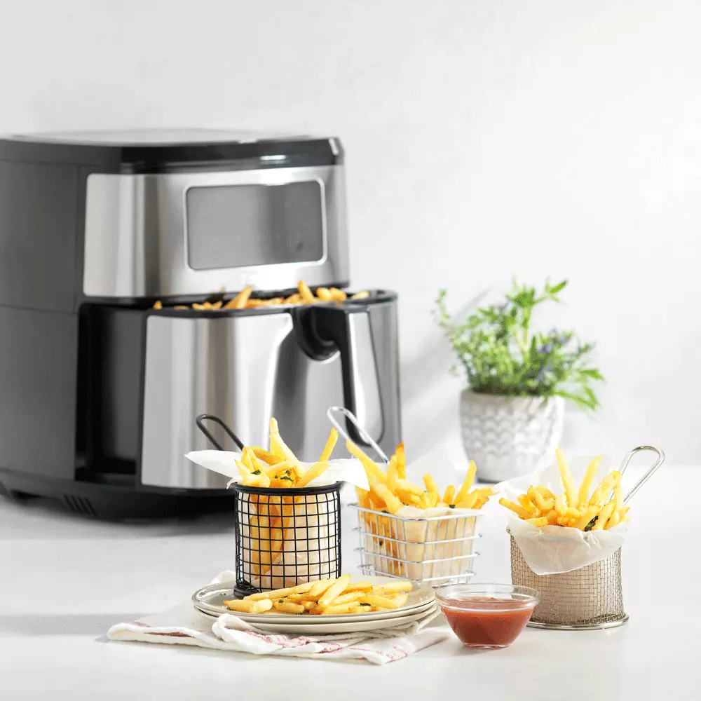 Baccarat The Healthy Fry 9L Air Fryer Stainless Steel 8 Baccarat The Healthy Fry 9L Air Fryer Stainless Steel - Image 8