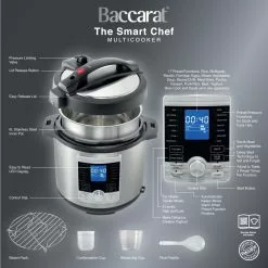 Baccarat The Smart Chef Multicooker 6L -Kitchen Appliances Sales Store PCP 1039320 3