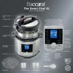 Baccarat The Smart Chef XL Multicooker 8L -Kitchen Appliances Sales Store PCP 1039321 3