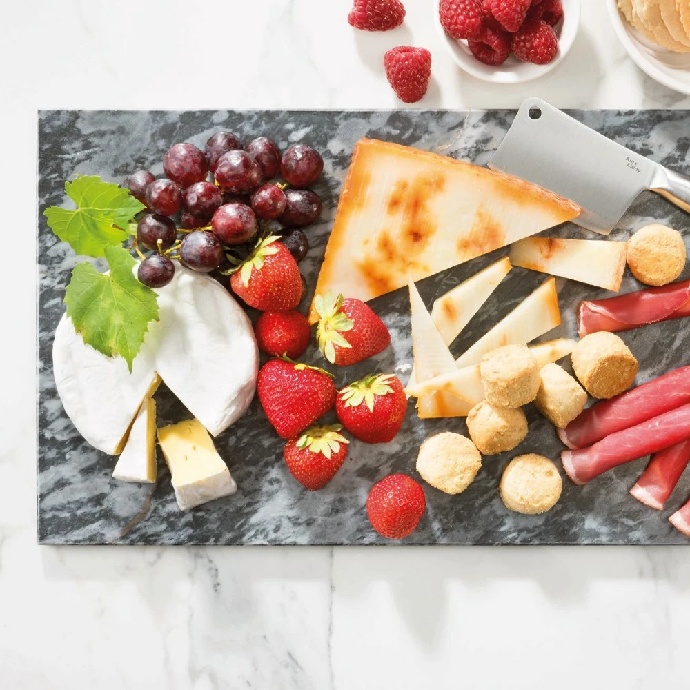 Alex Liddy Slate & Co Grey Marble Board With Knife 40 X 22cm 2 Alex Liddy Slate & Co Grey Marble Board With Knife 40 X 22cm - Image 2