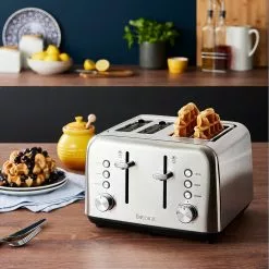 Baccarat The Toasty Slice 4 Slice Toaster Stainless Steel -Kitchen Appliances Sales Store PCP 1040721 5