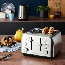 Baccarat The Toasty Slice 4 Slice Toaster Stainless Steel -Kitchen Appliances Sales Store PCP 1040721 6