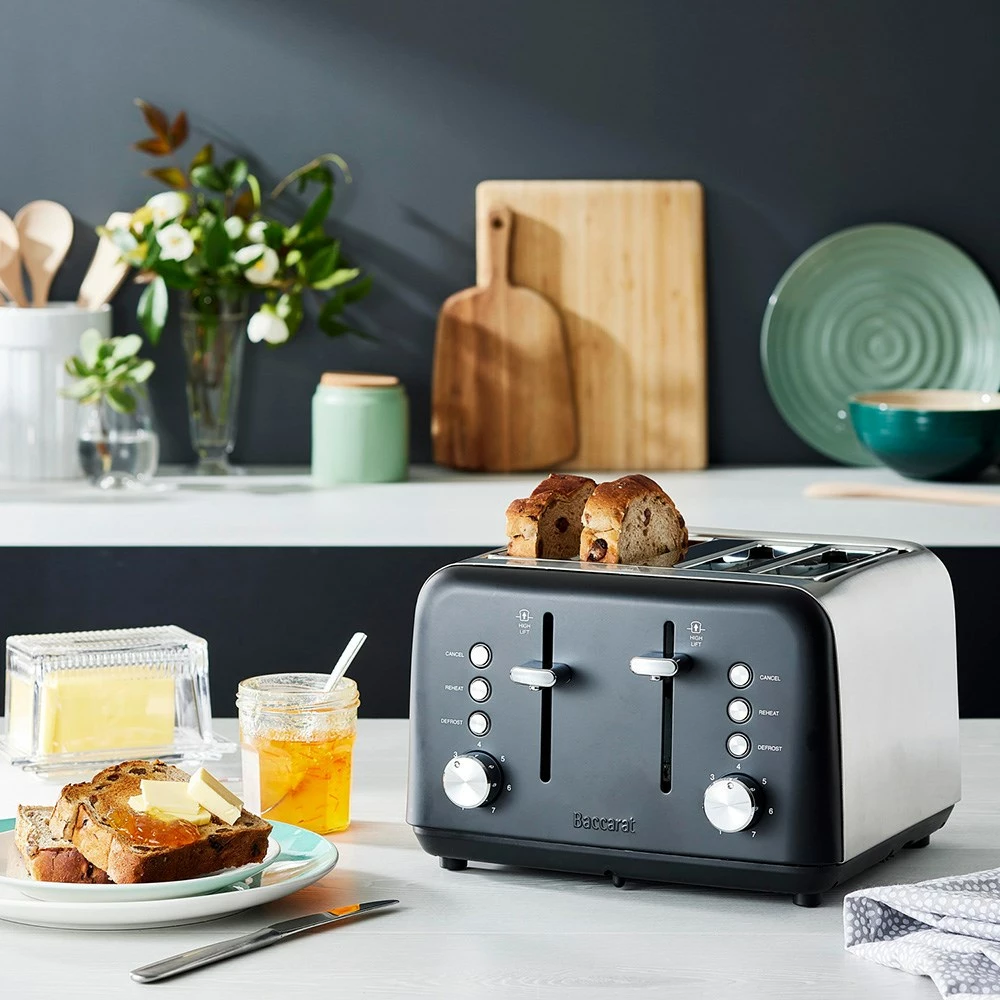 Baccarat The Toasty Slice 4 Slice Toaster Black 5 Baccarat The Toasty Slice 4 Slice Toaster Black - Image 5