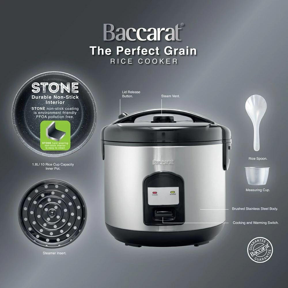 Baccarat The Perfect Grain 1.8L Rice Cooker 3 Baccarat The Perfect Grain 1.8L Rice Cooker - Image 3
