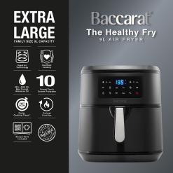 Baccarat The Healthy Fry 9L Air Fryer Black -Kitchen Appliances Sales Store PCP 1040803 10