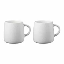 Alex Liddy Speckle Set Of 2 Mugs 390ml Cream