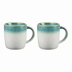 Alex Liddy Portland Set Of 2 Mugs 380ml Green 7 Alex Liddy Portland Set Of 2 Mugs 380ml Green -Kitchen Appliances Sales Store PCP 1041118 3