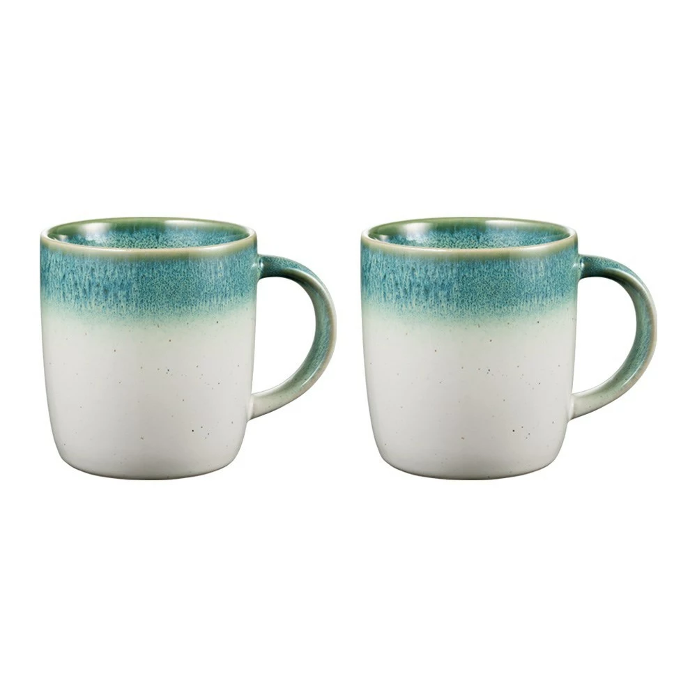 Alex Liddy Portland Set Of 2 Mugs 380ml Green 5 Alex Liddy Portland Set Of 2 Mugs 380ml Green - Image 5