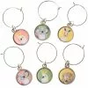 Alex Liddy Frankie B III Set Of 6 Wine Charms
