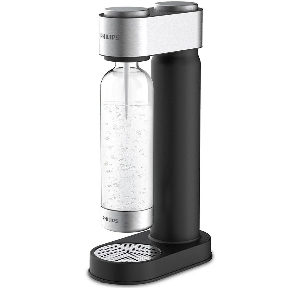 Philips GoZero Soda Maker With 1L Bottle Black 1 Philips GoZero Soda Maker With 1L Bottle Black