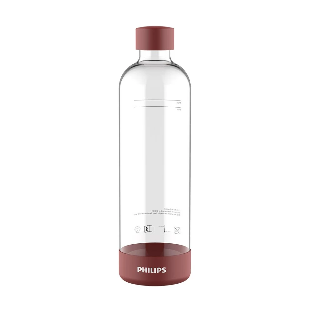 Philips Pack Of 2 Carbonating Bottle 1L Red 2 Philips Pack Of 2 Carbonating Bottle 1L Red - Image 2