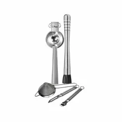 Uberbartools Bartender Essentials 5 Piece Cocktail Set